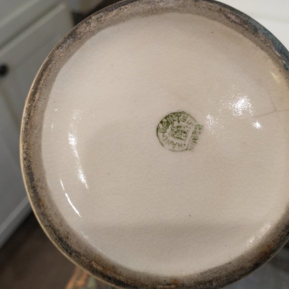 Antique Art Deco Nippon Gilt Porcelain Vase - Picture 6 of 7